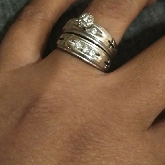 Jewelry - 10k White Gold Set 💍